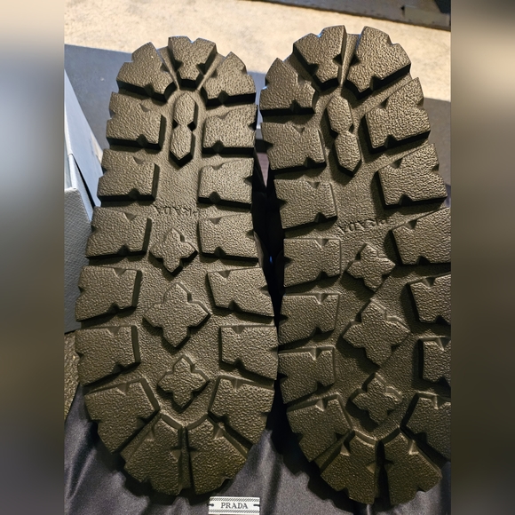 Prada Calzature Donna nylon piuma winter backless loafers - Picture 5 of 8